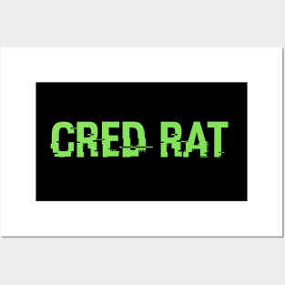 Cred Rat - NO back design (more product options) Posters and Art